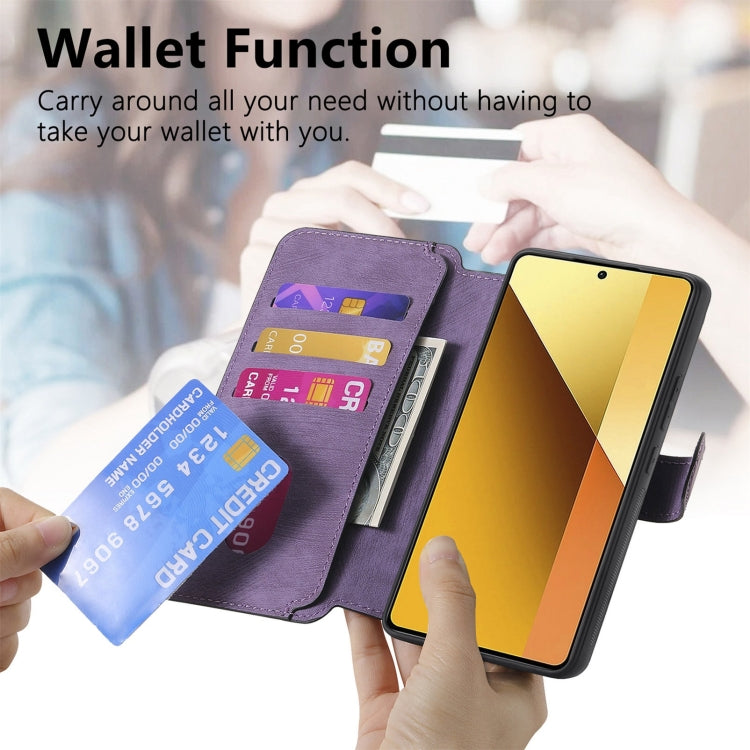 For Redmi Note 13 5G CaseNeo MagSafe RFID Anti-theft Retro Leather Phone Case