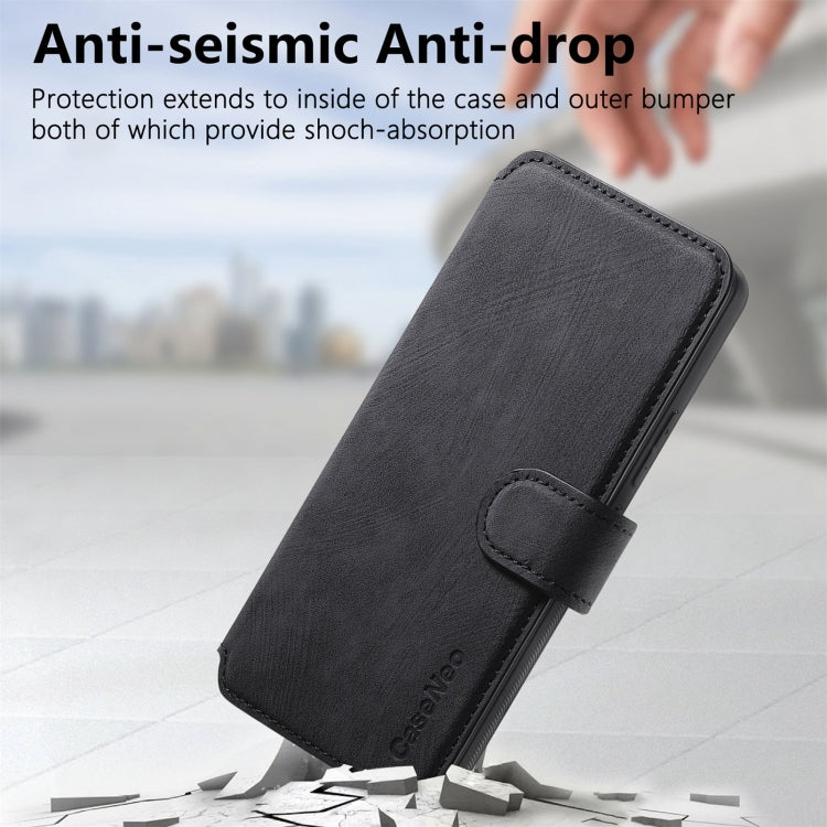 For Redmi Note 10 4G / Note 10S CaseNeo MagSafe RFID Anti-theft Retro Leather Phone Case
