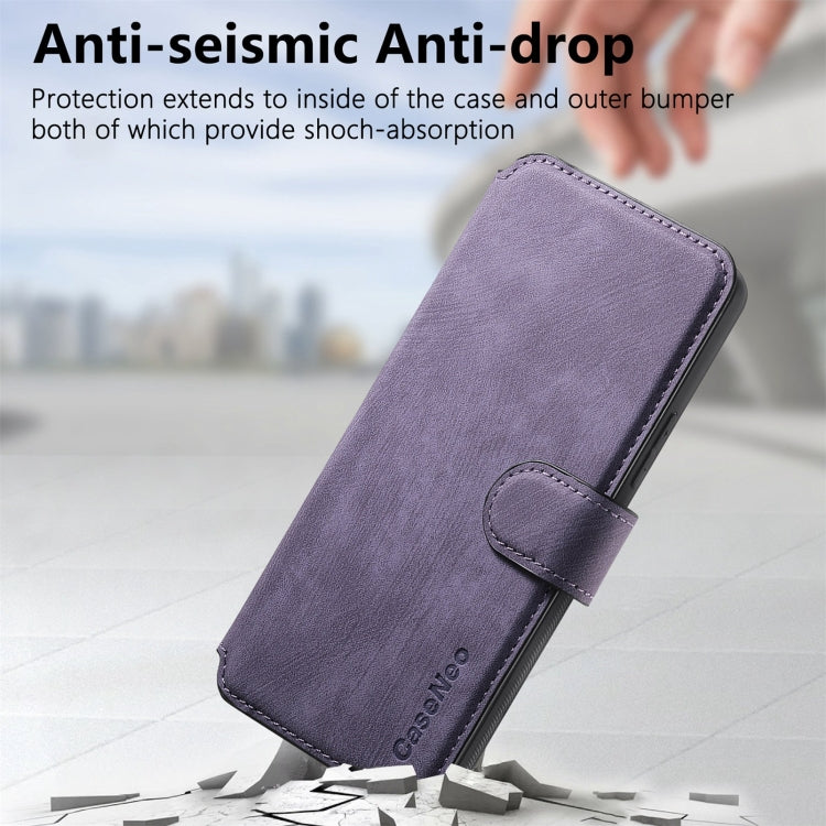 For Redmi Note 10 4G / Note 10S CaseNeo MagSafe RFID Anti-theft Retro Leather Phone Case