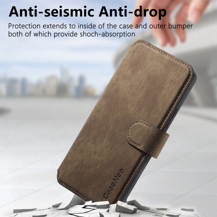 For Redmi Note 11S 4G CaseNeo MagSafe RFID Anti-theft Retro Leather Phone Case