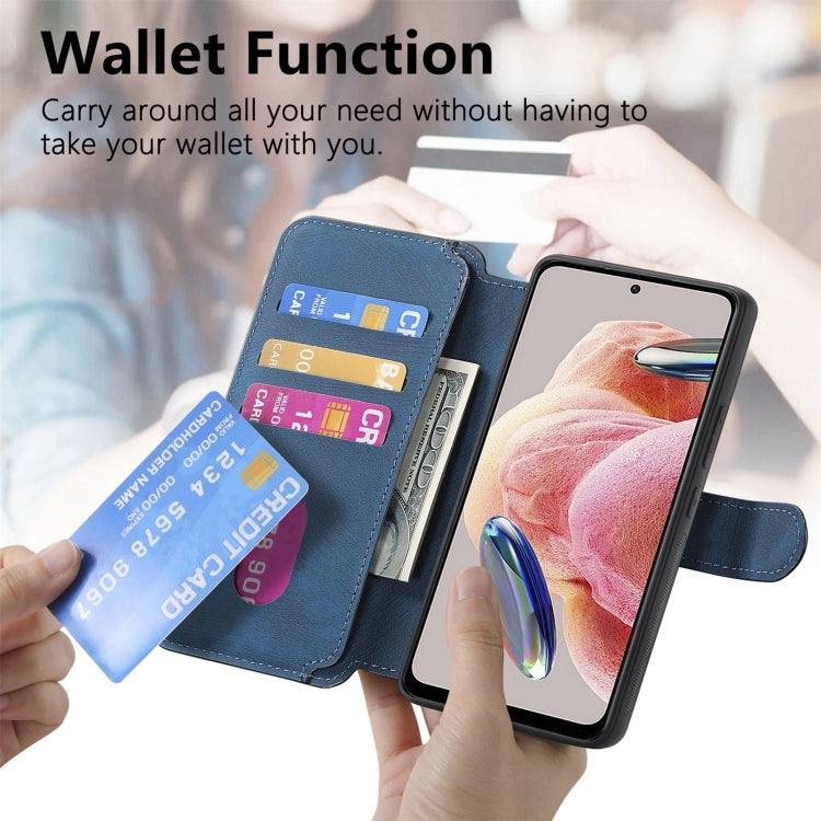 For Redmi Note 12 4G Global CaseNeo MagSafe RFID Anti-theft Retro Leather Phone Case