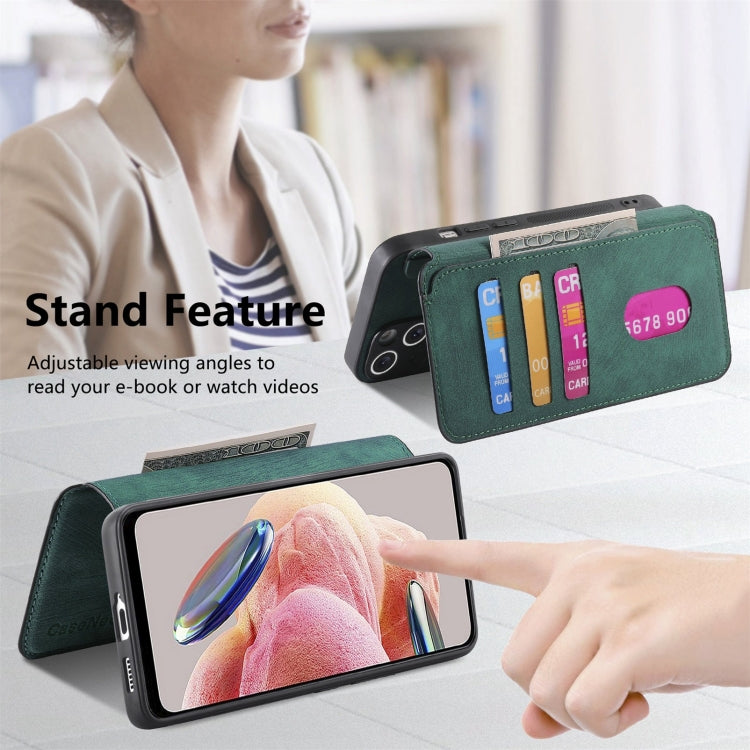 For Redmi Note 12 4G Global CaseNeo MagSafe RFID Anti-theft Retro Leather Phone Case