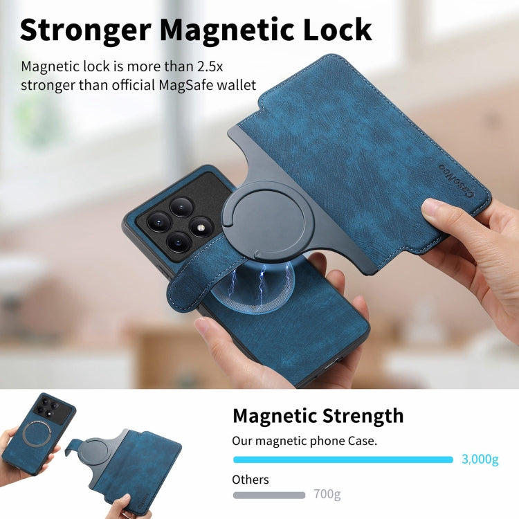 For Redmi K70 / K70 Pro CaseNeo MagSafe RFID Anti-theft Retro Leather Phone Case