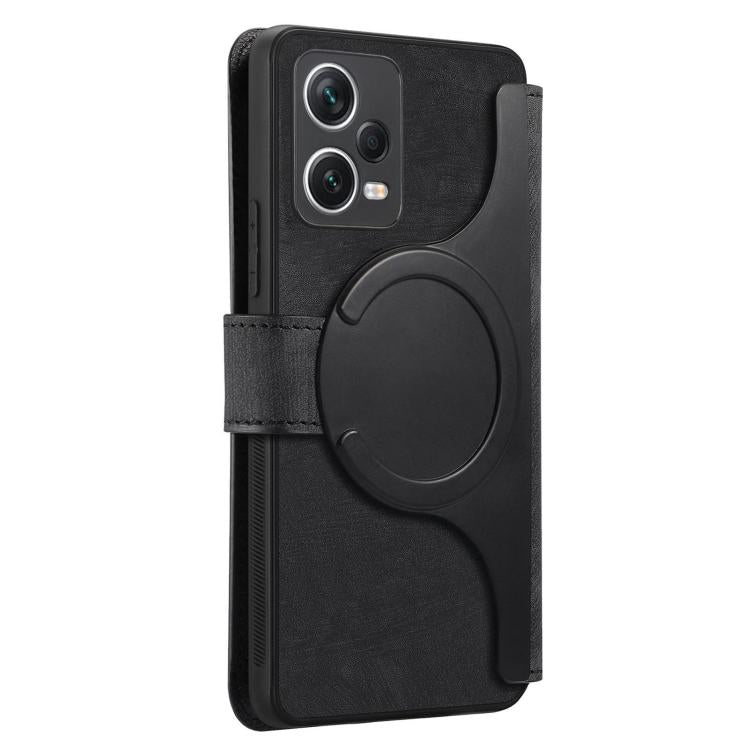 For Redmi Note 12 Pro 5G CaseNeo MagSafe RFID Anti-theft Retro Leather Phone Case