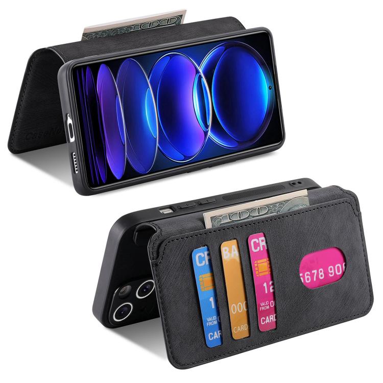 For Redmi Note 12 Pro 5G CaseNeo MagSafe RFID Anti-theft Retro Leather Phone Case