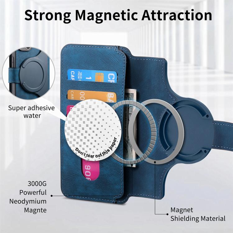 For Redmi Note 12 Pro 5G CaseNeo MagSafe RFID Anti-theft Retro Leather Phone Case