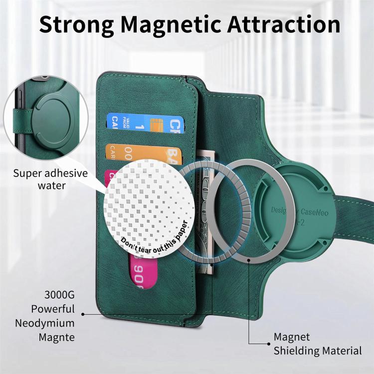 For Redmi Note 12 Pro 5G CaseNeo MagSafe RFID Anti-theft Retro Leather Phone Case