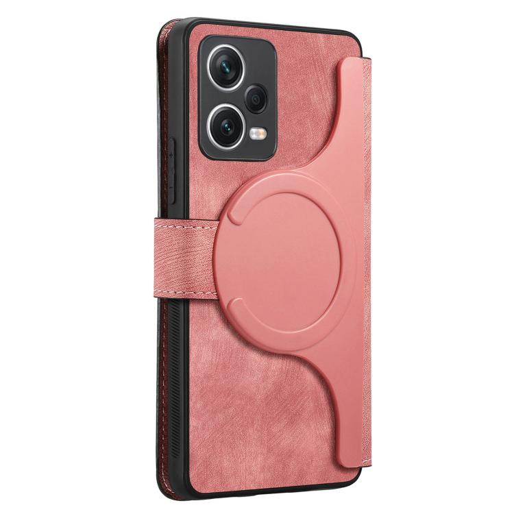 For Redmi Note 12 Pro 5G CaseNeo MagSafe RFID Anti-theft Retro Leather Phone Case
