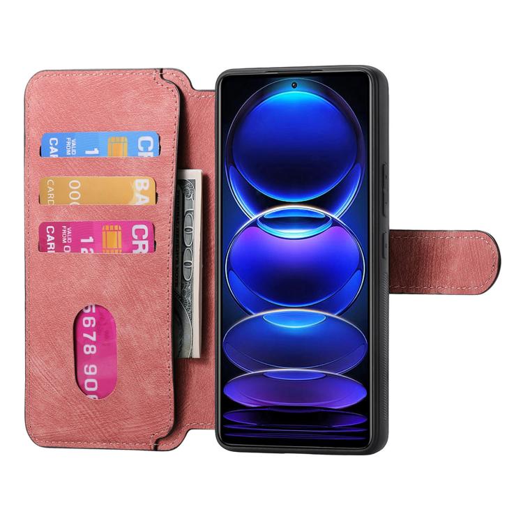 For Redmi Note 12 Pro 5G CaseNeo MagSafe RFID Anti-theft Retro Leather Phone Case