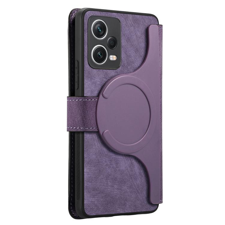 For Redmi Note 12 Pro 5G CaseNeo MagSafe RFID Anti-theft Retro Leather Phone Case
