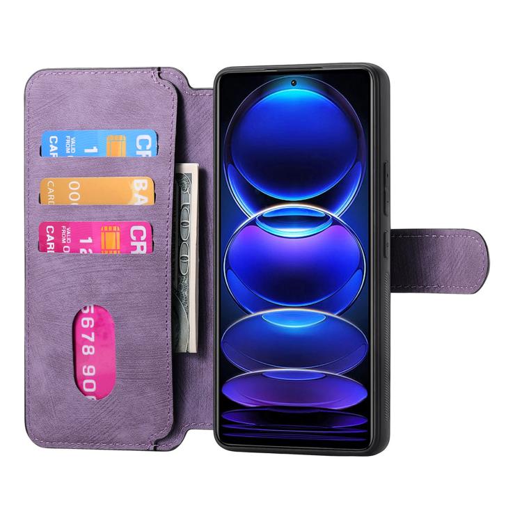 For Redmi Note 12 Pro 5G CaseNeo MagSafe RFID Anti-theft Retro Leather Phone Case