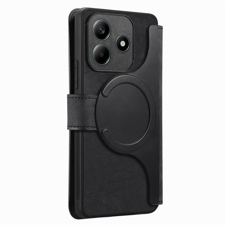 For Redmi Note 14 5G CaseNeo MagSafe RFID Anti-theft Retro Leather Phone Case