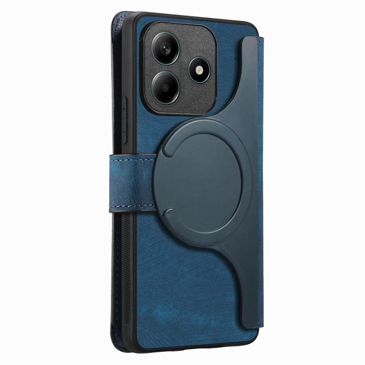 For Redmi Note 14 5G CaseNeo MagSafe RFID Anti-theft Retro Leather Phone Case