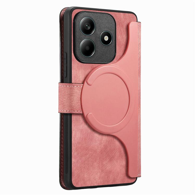 For Redmi Note 14 5G CaseNeo MagSafe RFID Anti-theft Retro Leather Phone Case