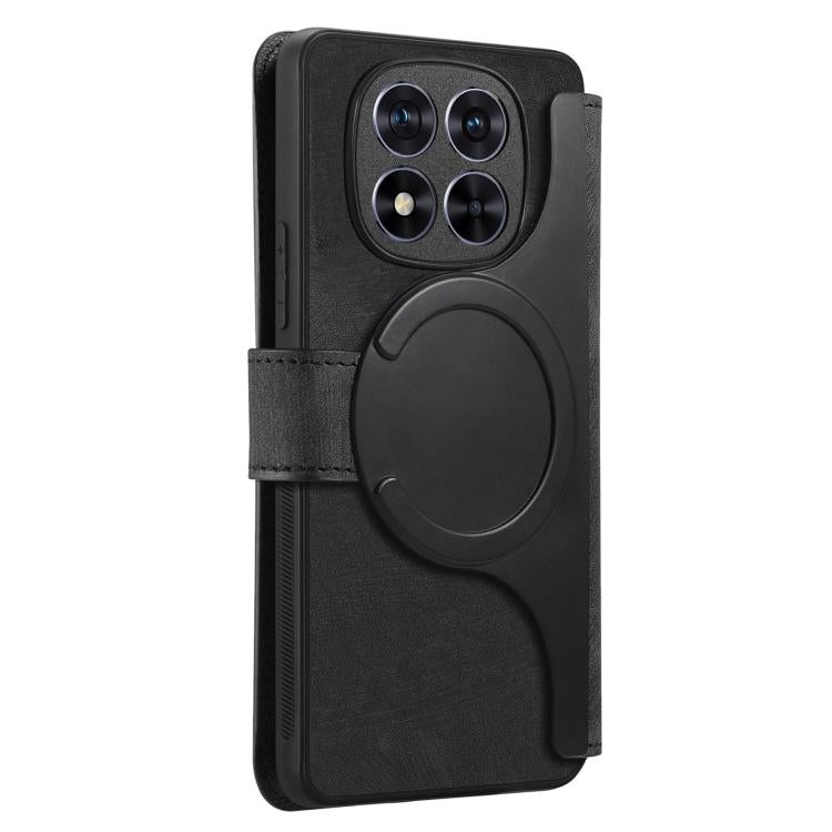 For Redmi Note 14 Pro 5G CaseNeo MagSafe RFID Anti-theft Retro Leather Phone Case