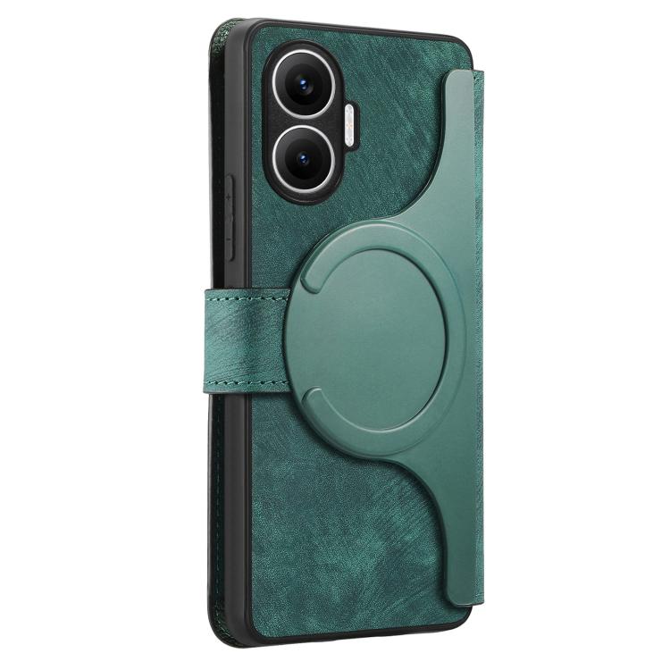 For Redmi Turbo 4 Pro / Poco F7 CaseNeo MagSafe RFID Anti-theft Retro Leather Phone Case