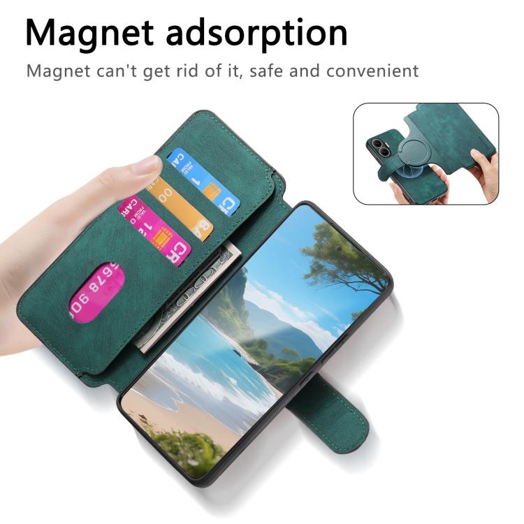 For Redmi Turbo 4 Pro / Poco F7 CaseNeo MagSafe RFID Anti-theft Retro Leather Phone Case