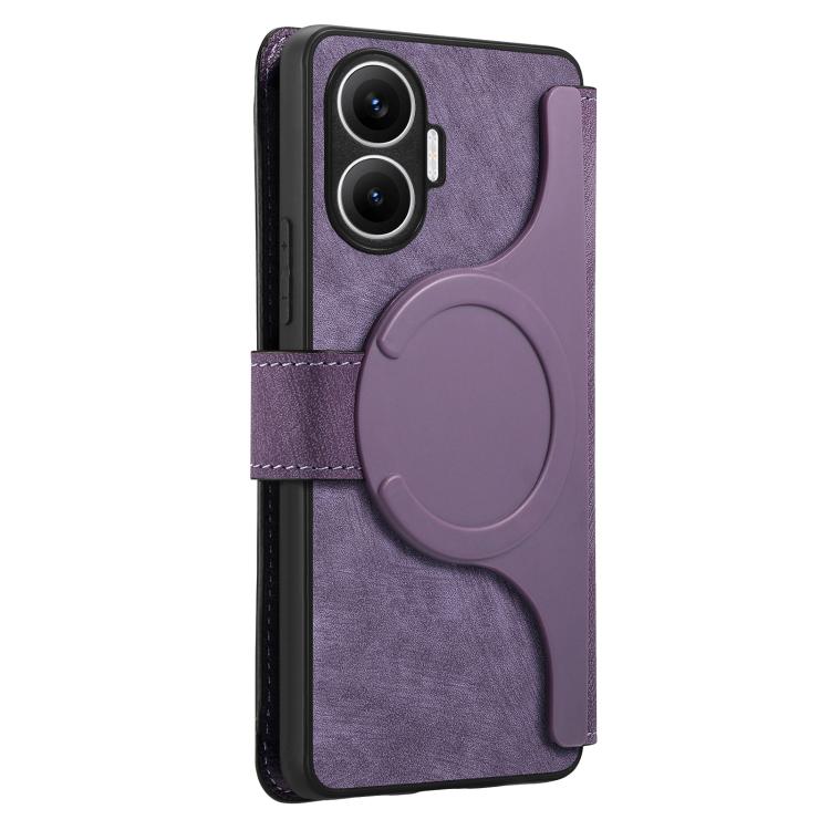 For Redmi Turbo 4 Pro / Poco F7 CaseNeo MagSafe RFID Anti-theft Retro Leather Phone Case