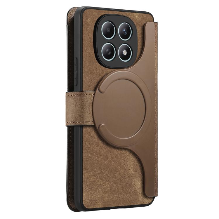 For Redmi Note 15 4G / 5G Global 164mm CaseNeo MagSafe RFID Anti-theft Retro Leather Phone Case