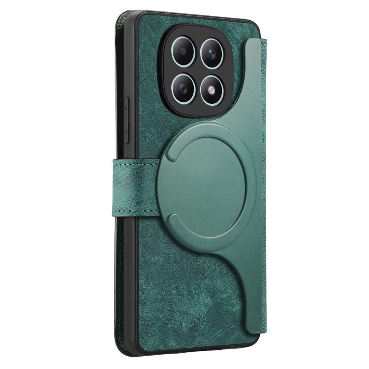 For Redmi Note 15 4G / 5G Global 164mm CaseNeo MagSafe RFID Anti-theft Retro Leather Phone Case