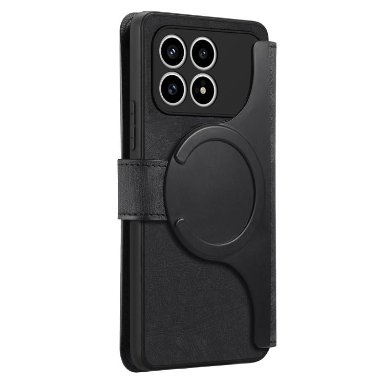 For Redmi K90 / Poco F8 Pro CaseNeo MagSafe RFID Anti-theft Retro Leather Phone Case