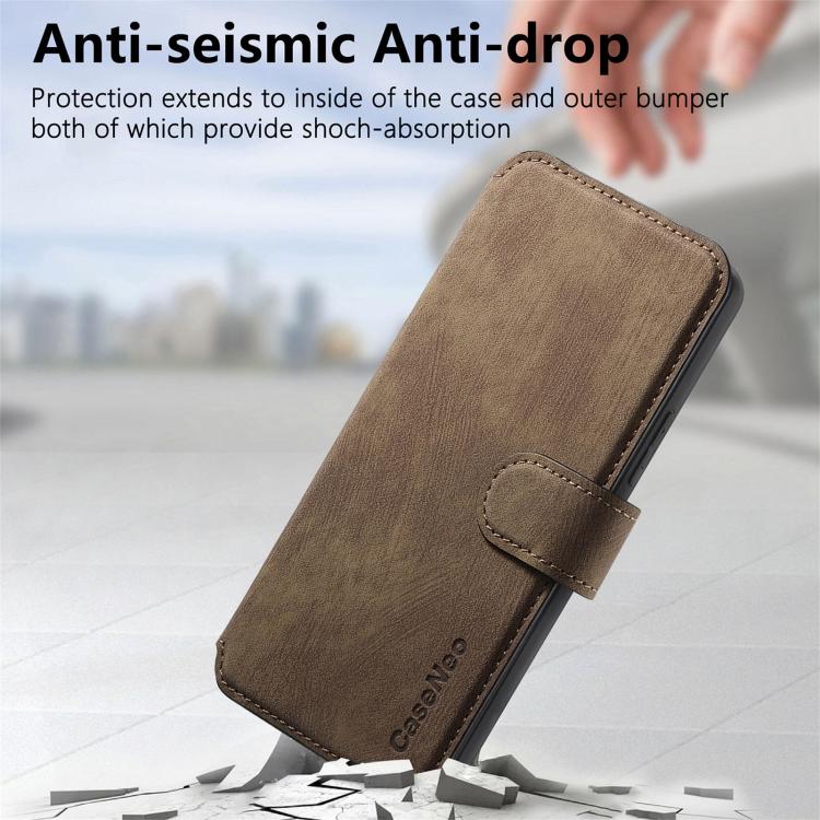 For Redmi K90 / Poco F8 Pro CaseNeo MagSafe RFID Anti-theft Retro Leather Phone Case