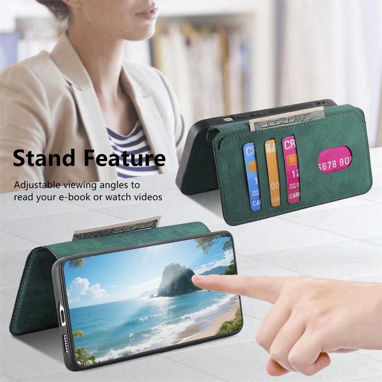 For Redmi K90 / Poco F8 Pro CaseNeo MagSafe RFID Anti-theft Retro Leather Phone Case