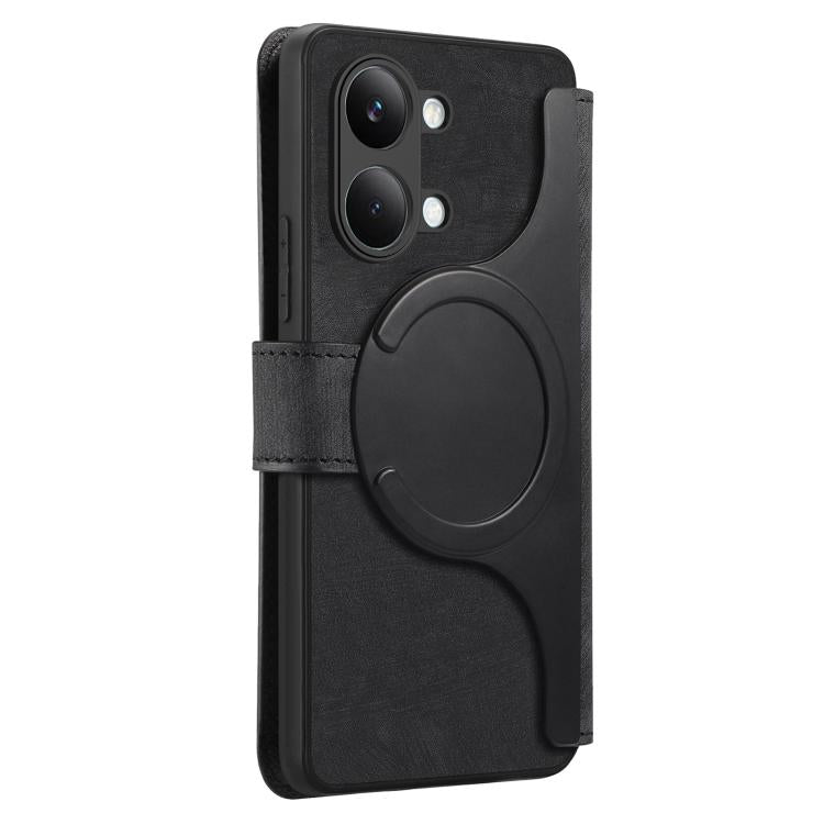 For Redmi Turbo 5 Max / Poco X8 Pro Max CaseNeo MagSafe RFID Anti-theft Retro Leather Phone Case