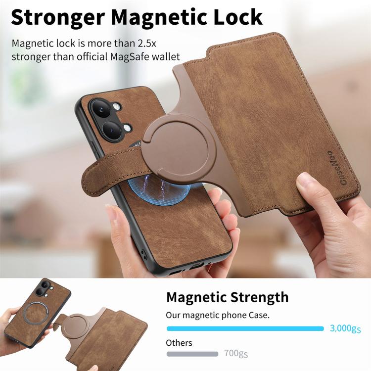 For Redmi Turbo 5 Max / Poco X8 Pro Max CaseNeo MagSafe RFID Anti-theft Retro Leather Phone Case