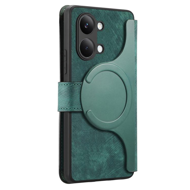 For Redmi Turbo 5 Max / Poco X8 Pro Max CaseNeo MagSafe RFID Anti-theft Retro Leather Phone Case