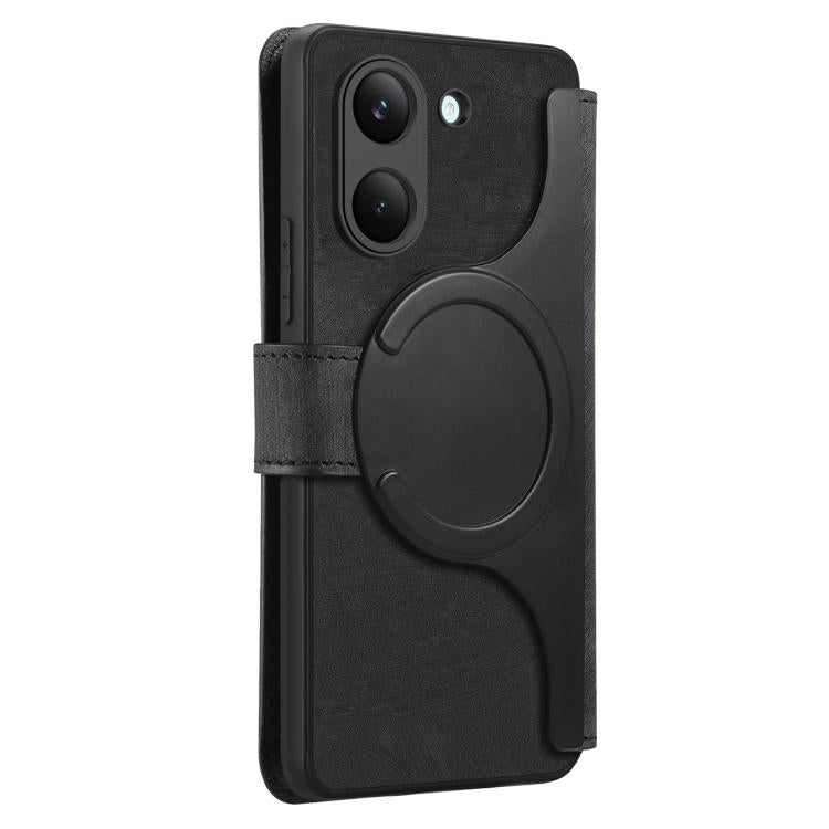 For Redmi Turbo 5 5G / Poco X8 Pro 5G CaseNeo MagSafe RFID Anti-theft Retro Leather Phone Case
