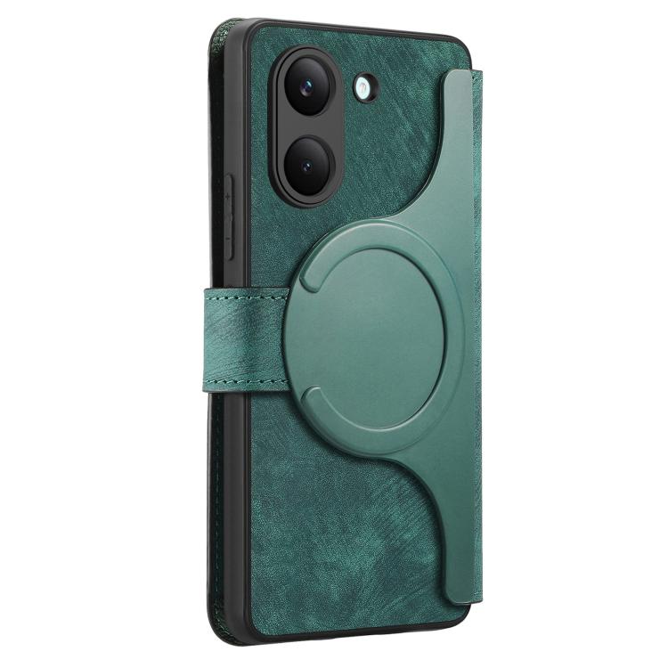 For Redmi Turbo 5 5G / Poco X8 Pro 5G CaseNeo MagSafe RFID Anti-theft Retro Leather Phone Case