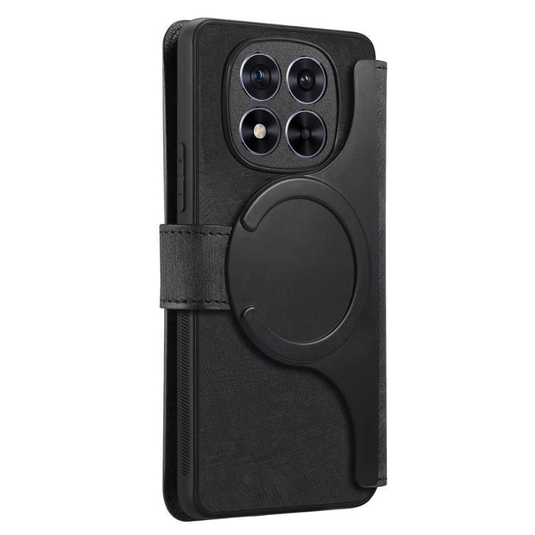 For Redmi Note 15 Pro 4G Global 163.2mm CaseNeo MagSafe RFID Anti-theft Retro Leather Phone Case