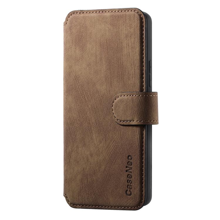 For Redmi Note 15 Pro 4G Global 163.2mm CaseNeo MagSafe RFID Anti-theft Retro Leather Phone Case