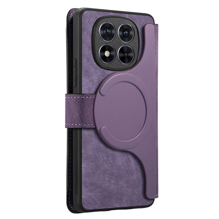 For Redmi Note 15 Pro 4G Global 163.2mm CaseNeo MagSafe RFID Anti-theft Retro Leather Phone Case