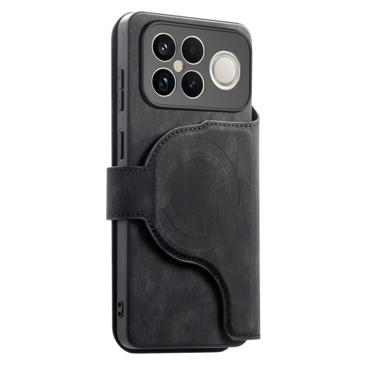 For Redmi K90 Pro Max / Poco F8 Ultra CaseNeo MagSafe RFID Anti-theft Retro Leather Phone Case