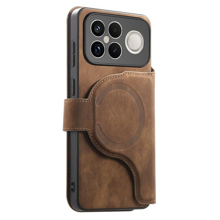 For Redmi K90 Pro Max / Poco F8 Ultra CaseNeo MagSafe RFID Anti-theft Retro Leather Phone Case