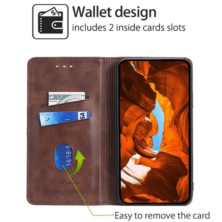 For iPhone Air Cow Texture Magnetic Leather Phone Case