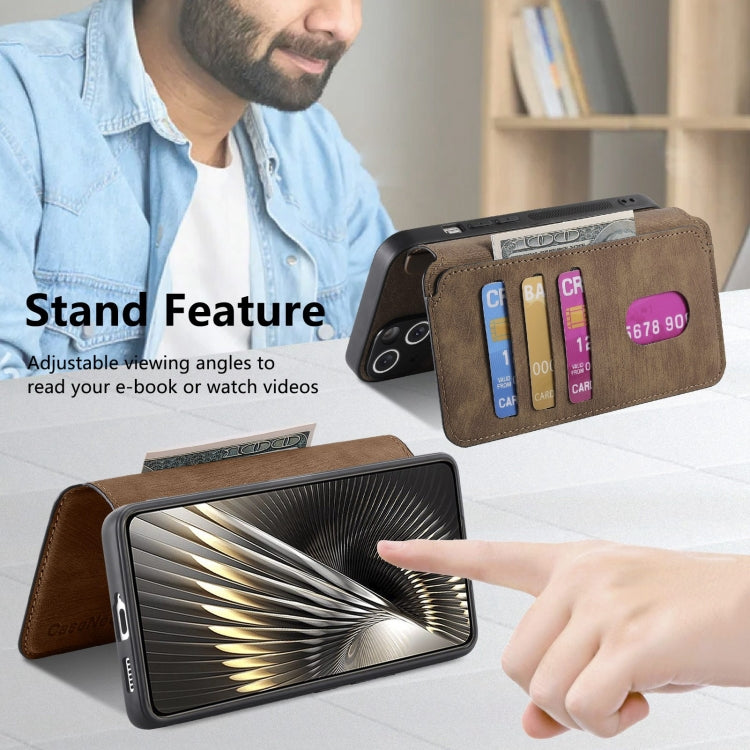 For Xiaomi Poco F6 CaseNeo MagSafe RFID Anti-theft Retro Leather Phone Case