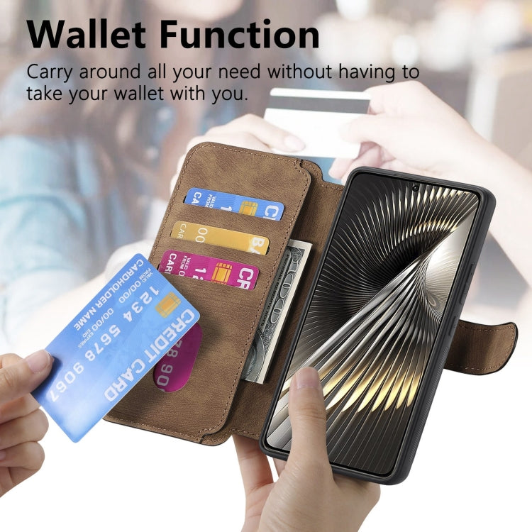 For Xiaomi Poco F6 CaseNeo MagSafe RFID Anti-theft Retro Leather Phone Case