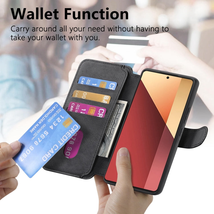 For Xiaomi Poco M6 Pro 4G CaseNeo MagSafe RFID Anti-theft Retro Leather Phone Case
