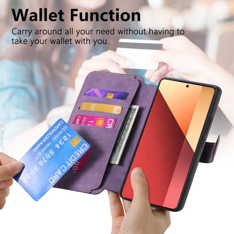 For Xiaomi Poco M6 Pro 4G CaseNeo MagSafe RFID Anti-theft Retro Leather Phone Case