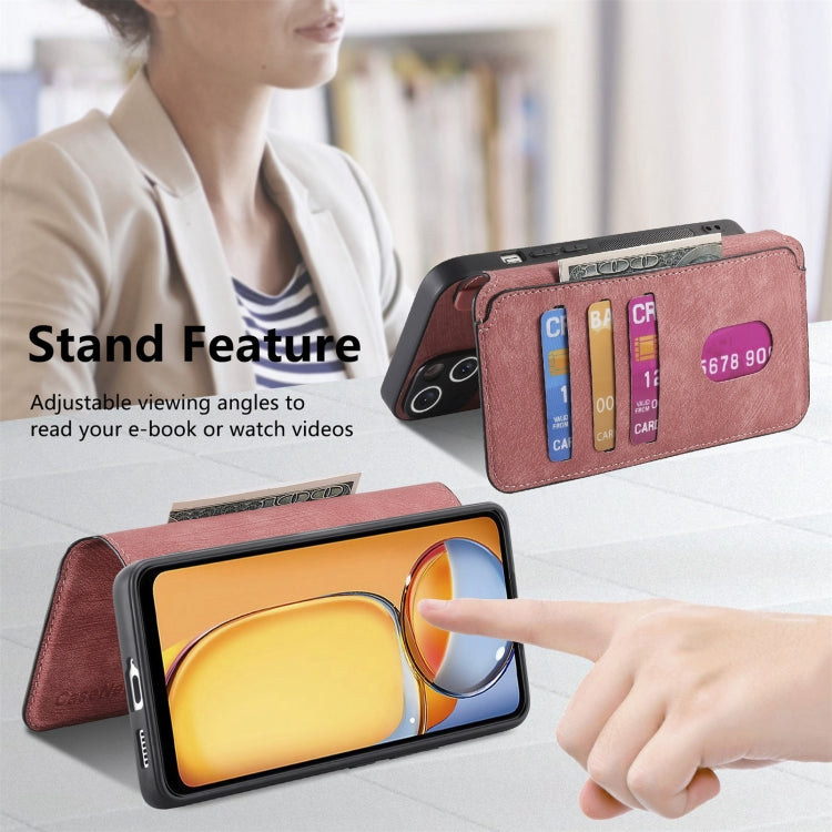 For Xiaomi Poco M6 CaseNeo MagSafe RFID Anti-theft Retro Leather Phone Case