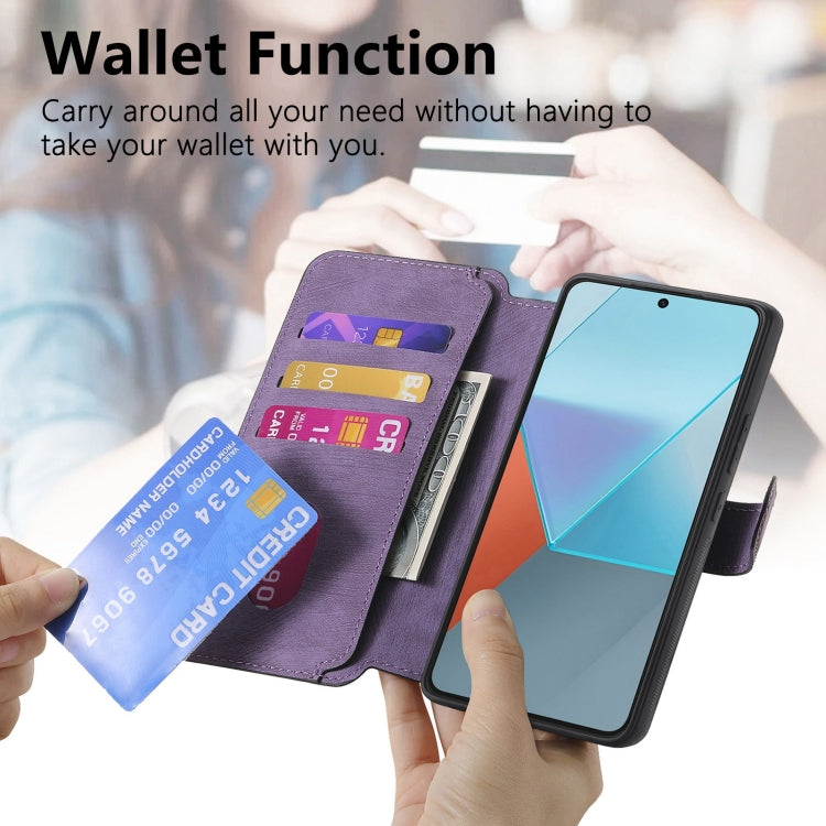 For Xiaomi Poco X6 5G CaseNeo MagSafe RFID Anti-theft Retro Leather Phone Case
