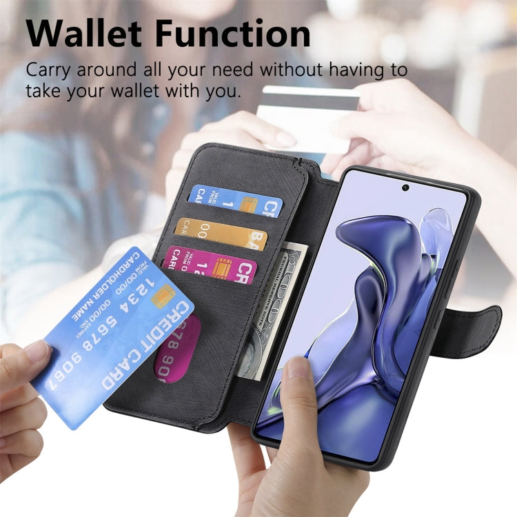 For Xiaomi Mi 11T / 11T Pro 5G CaseNeo MagSafe RFID Anti-theft Retro Leather Phone Case