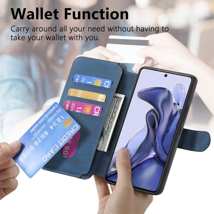 For Xiaomi Mi 11T / 11T Pro 5G CaseNeo MagSafe RFID Anti-theft Retro Leather Phone Case