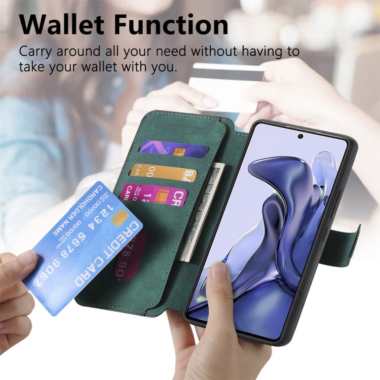 For Xiaomi Mi 11T / 11T Pro 5G CaseNeo MagSafe RFID Anti-theft Retro Leather Phone Case