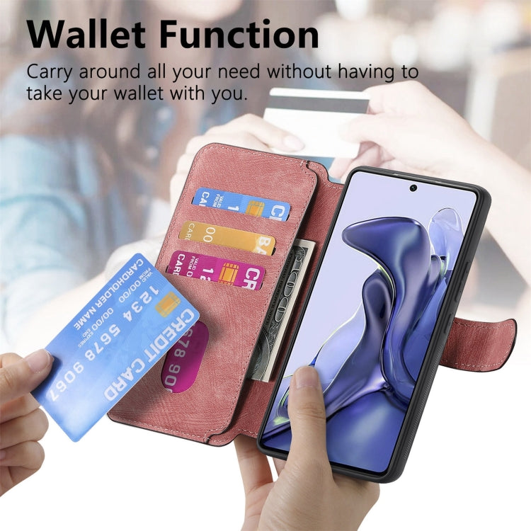 For Xiaomi Mi 11T / 11T Pro 5G CaseNeo MagSafe RFID Anti-theft Retro Leather Phone Case