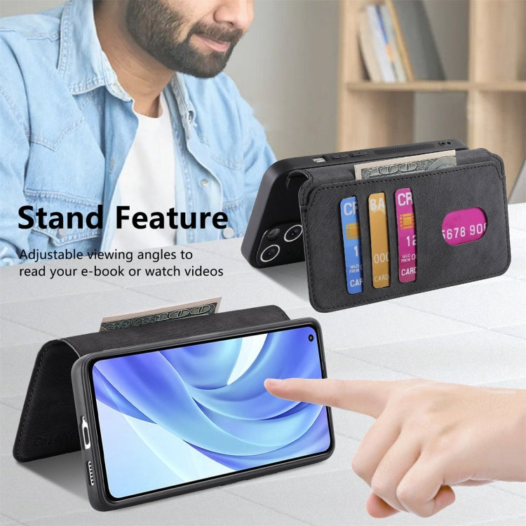 For Xiaomi Mi 11 Lite CaseNeo MagSafe RFID Anti-theft Retro Leather Phone Case