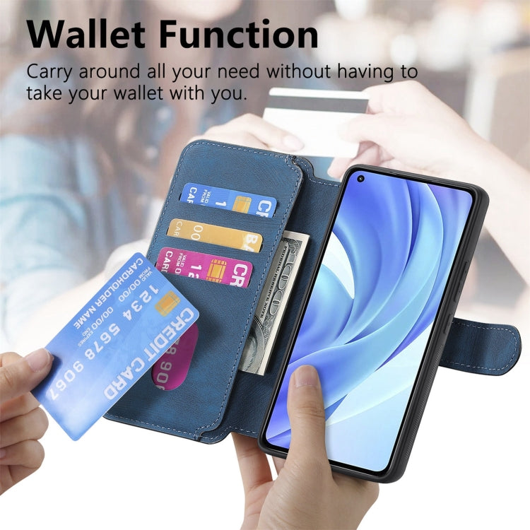 For Xiaomi Mi 11 Lite CaseNeo MagSafe RFID Anti-theft Retro Leather Phone Case
